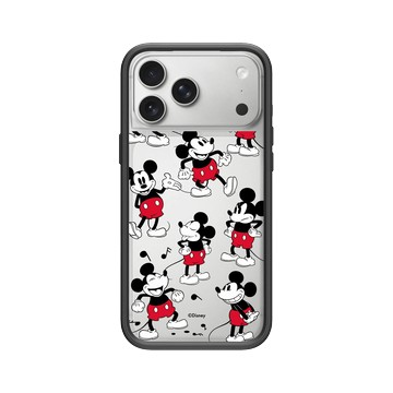 iPhone 17 Pro Max Mod NX -邊框背蓋組合 (相機按鈕) 黑 - 迪士尼-米奇 Mickey - Sticker-米奇的常態