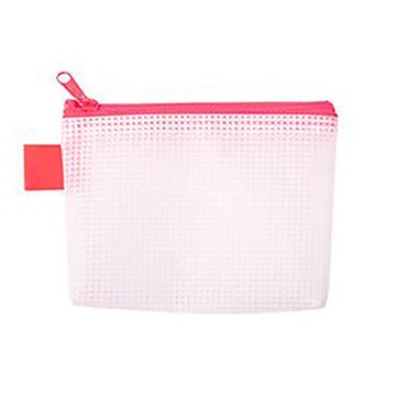 連勤 LANCHYN PEVA環保立體網狀拉鍊袋/LCM-02/證件用/紅