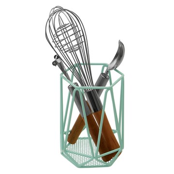 《Premier》Vertex餐具瀝水收納筒-綠-- 餐具桶 碗筷收納筒