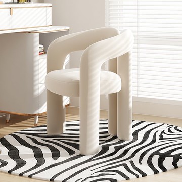 【臺灣公司 可打統編】免運 化妝椅 梳妝凳 奶油風化妝凳女生臥室梳妝凳家用輕奢高級感梳妝臺凳子網紅靠背椅 可開發票 全館五折 工廠現貨直銷 新品特價 z10072