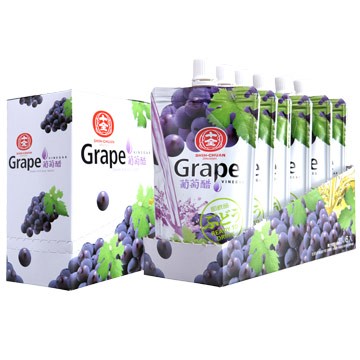 《十全》葡萄醋飲料組(140ml x6袋)