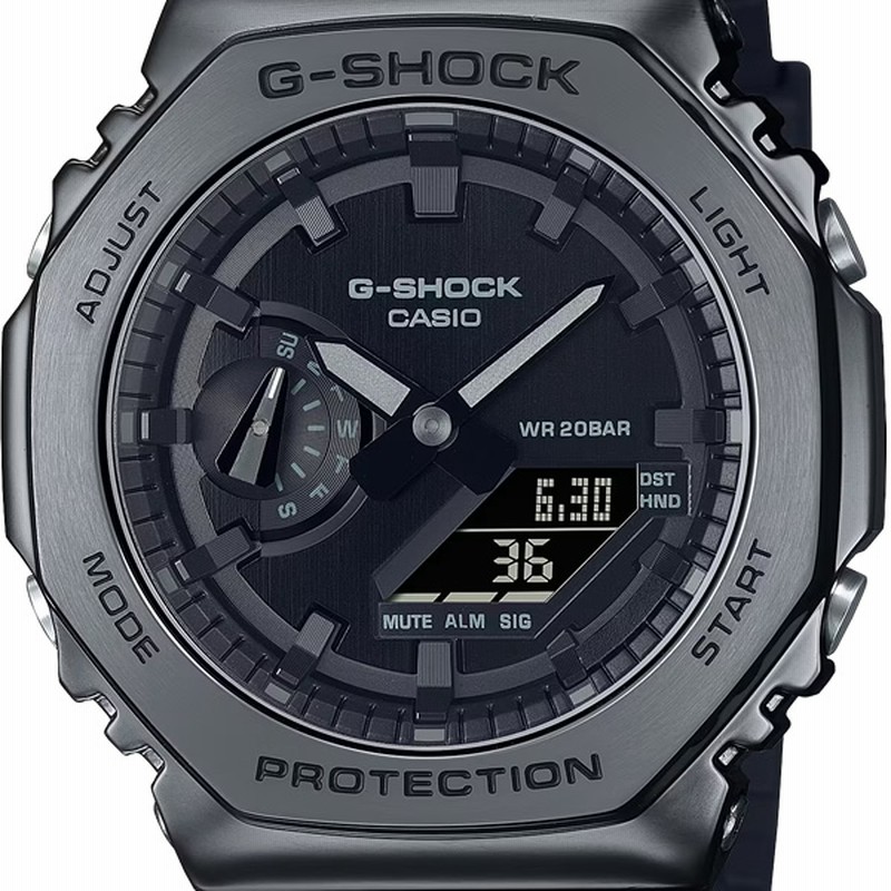 G-SHOCK CASIO カシオ Gショック アナデジ 八角形 メタルカバード