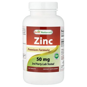 Best Naturals, 鋅，50 毫克，240 片