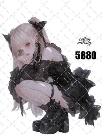 原創貼紙 no.5880 人物貼紙 原創貼紙 人物貼紙 女孩貼紙 原創人物貼紙