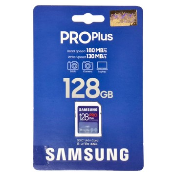 SAMSUNG 三星 2024 PRO Plus SD 記憶卡 公司貨 單眼 數位相機 攝影機 筆電  128GB  1個