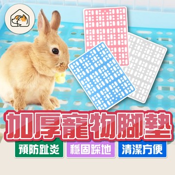 【穩穩固不卡腳】寵物腳墊 小寵腳墊 兔籠腳墊 防滑腳墊 加厚腳墊 兔用踏墊 寵物腳踏墊 兔子地墊 網格墊 腳墊 踏墊 止