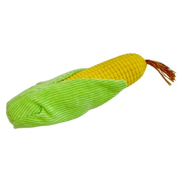 BESTKIN 咬咬玉米發聲寵物玩具  1個  黃色 + 綠色