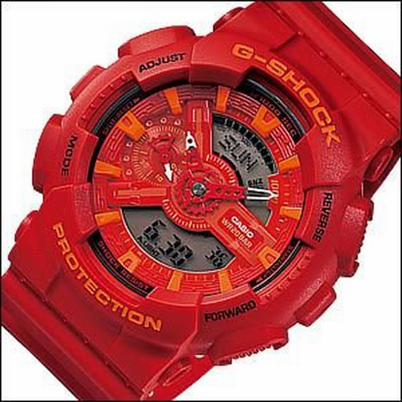 G shock discount red and gold