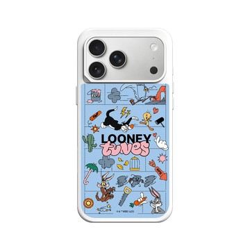 iPhone 17 Pro Max SolidX 白 - 樂一通 Looney Tunes - 歡樂追逐