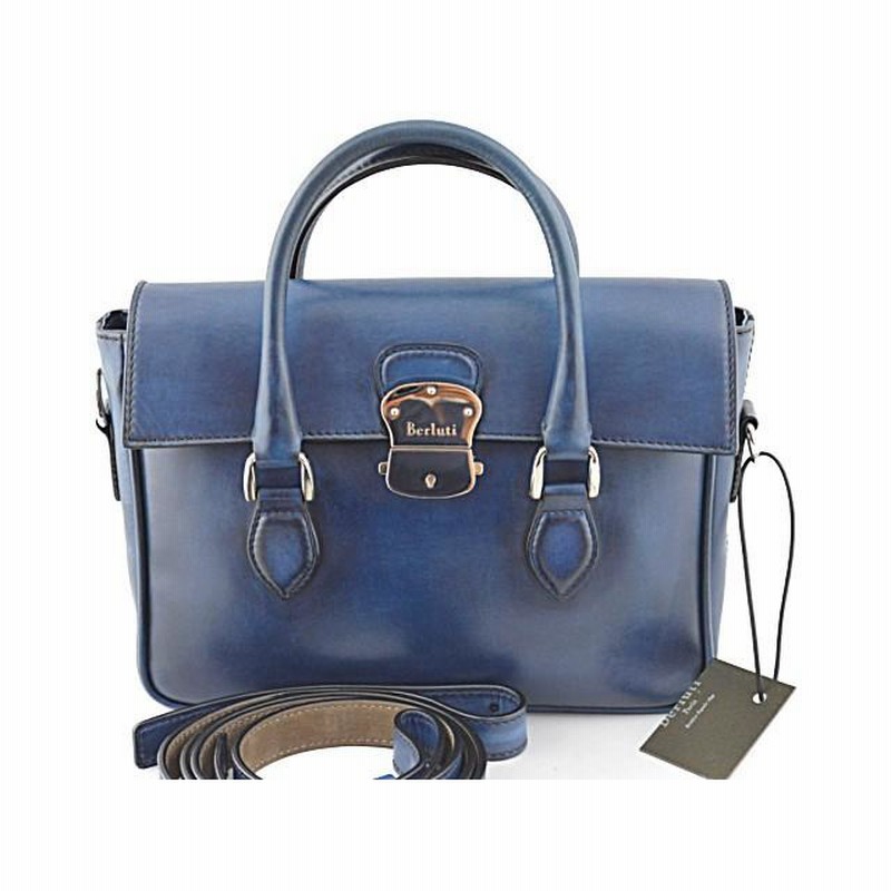 良好品】 【美品】Berluti E'mioLeatherBriefCase ベルルッティ