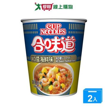 日清合味道XO醬海鮮味杯麵70G【兩入組】【愛買】