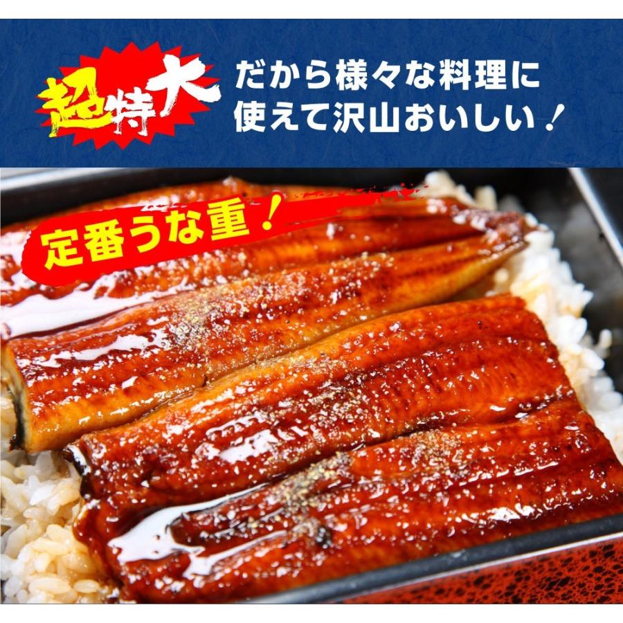 うなぎ長焼 380g〜400g×2本 炭火焼 訳あり 超ビッグサイズ 父の日 ウナギ 鰻 在宅 敬老 在宅応援 中元 お歳暮 化粧箱 ギフト うなぎ