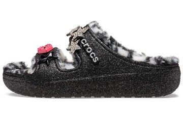 CLASSIC COZZZY DISCO GLITTER SANDALS BLACK