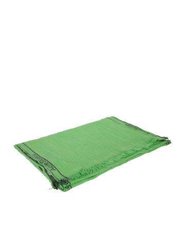 Acne Studios Logo Print Brown Scarf