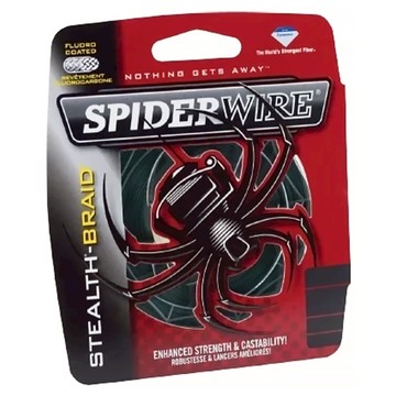 SPIDERWIRE 蜘蛛霸 Stealth-Braid PE線 40LB 300YD  5.0號  自然綠  1個