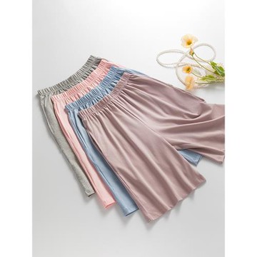 睡褲女士夏季五分褲純棉薄款短褲子居家褲家居大褲衩寬松夏天全棉