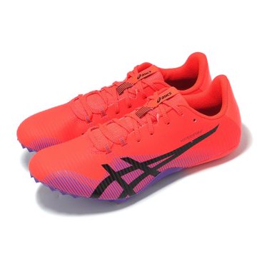 Asics 田徑釘鞋 Hypersprint 8 男鞋 紅 黑 可換釘 短跑 田徑 運動鞋 亞瑟士 1093A197600