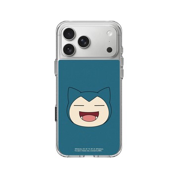 iPhone 17 Pro Max Clear Case（相機按鈕） 透明 - 寶可夢 Pokemon - 大臉系列-卡比獸