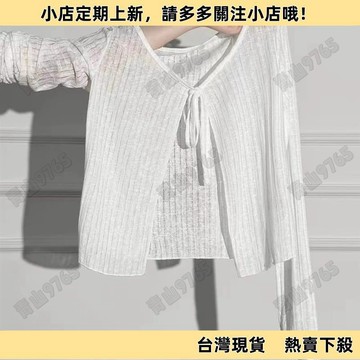 【限時下殺】防曬百搭夏季新款雪紡小披肩 短款防曬開衫 系帶坎肩外搭 配吊帶裙背帶裙 短板外套 披肩外套 春夏熱銷披肩