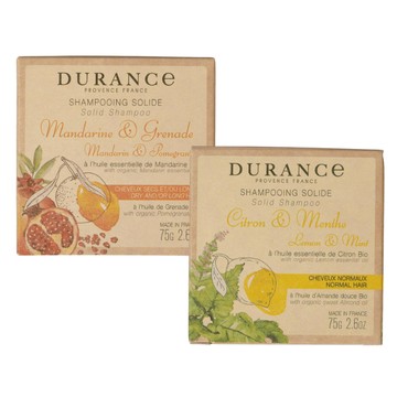【心心哈德】法國 Durance 朵昂思 洗髮皂 75g 薄荷檸檬 柑橘石榴 清潔 洗髮皂  附發票｜滿額領券最高現折$200｜雙12嘉年華⚡專櫃 美妝 香氛 保養 禮享保養 香約聖誕 美的三次方