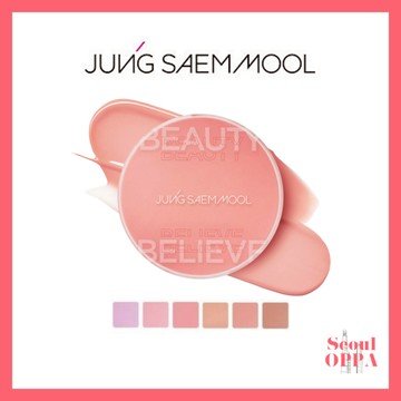 [Jung Saem Mool] 鄭瑄茉 艺术家氣墊腮紅柔焦 4g 唇頰提亮腮紅膏打亮化妝持久彩妝 Blush Blur