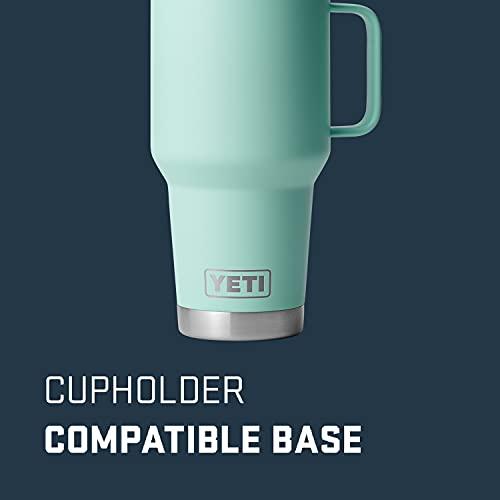 YETI Rambler 30 oz Travel Mug, Stainless Steel, Vacuum Insulated with Stronghold Lid, Seafoam