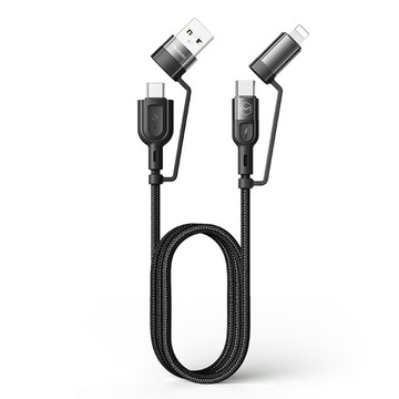Mcdodo 四合一 PD 快充線 Type-C C to C Lightning PD快充 傳輸線 QC3.0 充電線