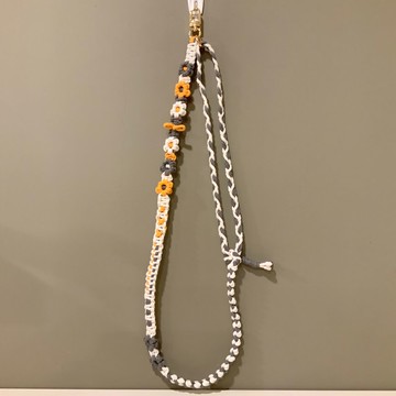 創意圖案—手機編織背帶—可調整長度