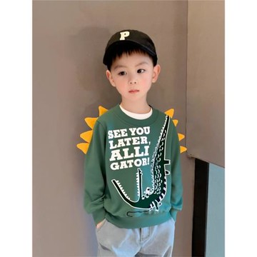 27kids韓版外貿童裝男童寶寶衣服中小童上衣兒童秋季純棉運動衛衣