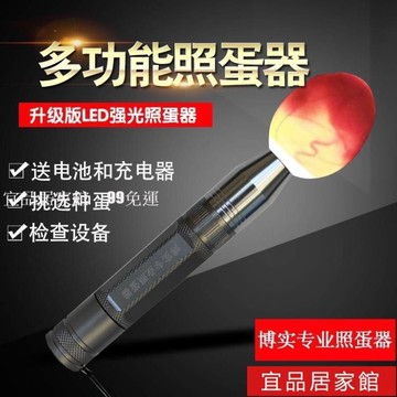 照蛋器 照蛋器孵化專用手電LED強光冷光全自動照蛋燈檢查雞鴨鵝鳥蛋孵化 【年終特惠】