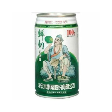 椰子水 《半天水》鮮剖100%純椰汁350ml(24入)