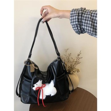 大容量女式雙肩包2025新款秋冬季學院風通勤后背包多用單肩斜挎包