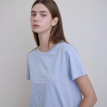 GIORDANO 女裝趣味印花短袖上衣【雙色任選】05395240