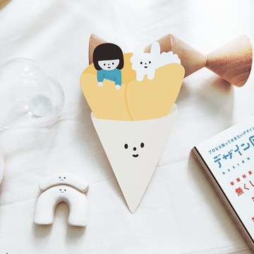 可麗餅 / 大大厚厚割型卡片