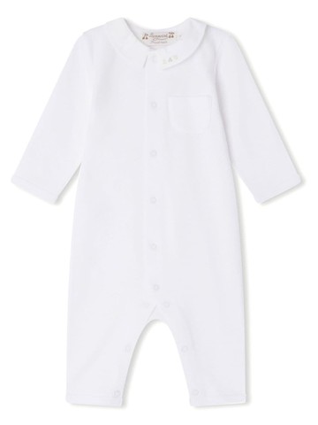 Bonpoint - motif-embroidered cotton pajama - kids - Cotton - 12 - White