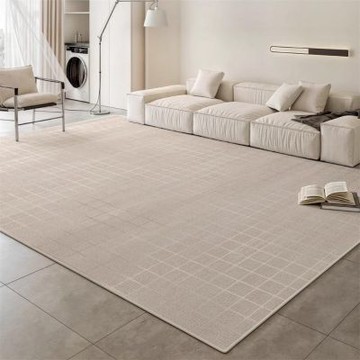 【匠俱】地毯-180×250Cm(客廳高級感意式極簡純色地墊 免打理地墊 免洗可擦耐臟腳墊)