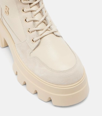 Bogner Sapporo suede and leather combat boots