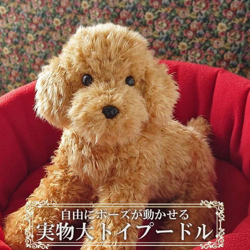 ニニアンドキノ ぬいぐるみ 犬 リアル トイプードル