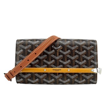 Goyard Monte-Carlo Mini Case 帆布WOC斜背包(黑)