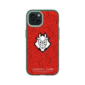 iPhone 15 Clear 憂墨綠 - G2 Esports - G2 - Red Pattern