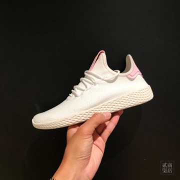 D.S) adidas Pharrell Williams Tennis Hu 女聯名白色慢跑鞋DB2558推薦| Yahoo奇摩拍賣| LINE購物