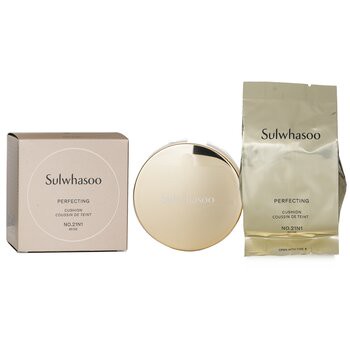 Sulwhasoo 雪花秀 超親膚持妝氣墊粉底 - # No.21N1 Beige 15g x2pcs-粉底及蜜粉