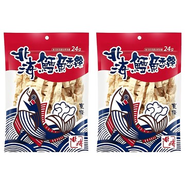 北海 鱈魚香絲 寬條  80g  2包