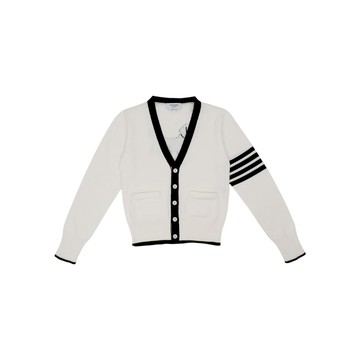 THOM BROWNE Kids BK 針織罩衫