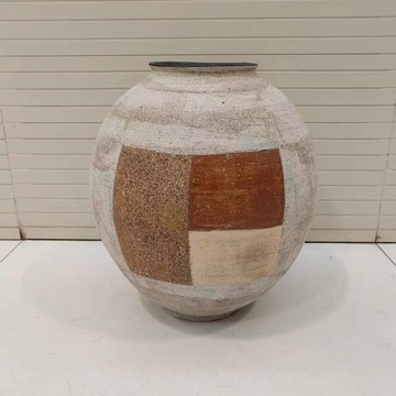 公司貨 超低價 日式高顏值陶罐花瓶擺件復古手工客廳插干花可水養花器民宿家居 快速發貨