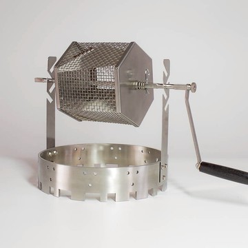 直火手搖烘豆機家用咖啡豆烘焙機咖啡手網 自動咖啡烘培 烘豆機