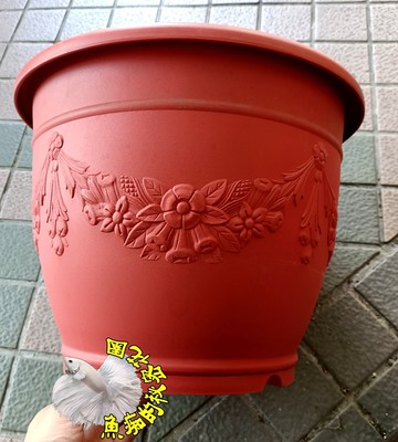 1 4尺浮雕荷花盆睡蓮水生植物專用塑膠花盆 無孔 插花 居家 店面 櫥窗 玄關 大廳擺飾 園藝 Yahoo奇摩超級商城 Line購物