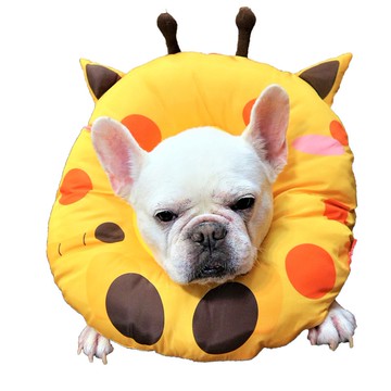 造型式防舔咬項圈-可拆洗 長頸鹿