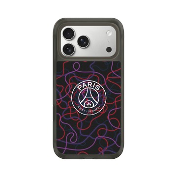 iPhone 17 Pro Max AirX 本質黑 - PSG - Paris Saint-Germain Neon Logo