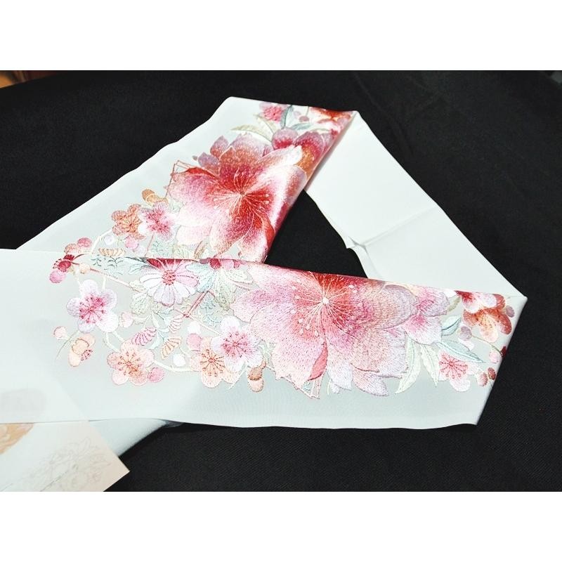 シルドール大柄刺繍衿 桜 梅 菊 洗える半襟 | LINEブランドカタログ